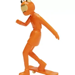 Deko Figur Skating Astronaut Orange 33Cm