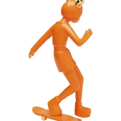 Deko Figur Skating Astronaut Orange 33Cm