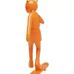 Deko Figur Skating Astronaut Orange 33Cm