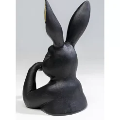 Deko Figur Sweet Rabbit Schwarz 23Cm