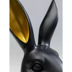 Deko Figur Sweet Rabbit Schwarz 31Cm