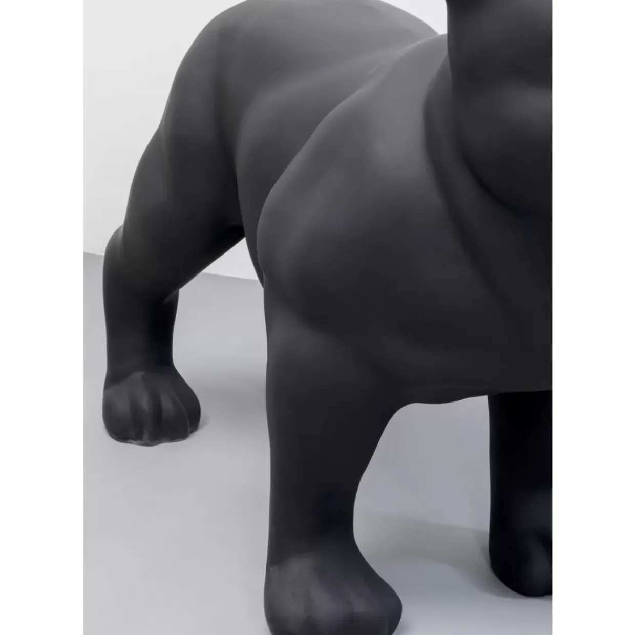 Deko Figur Toto Teen Schwarz Matt 90Cm