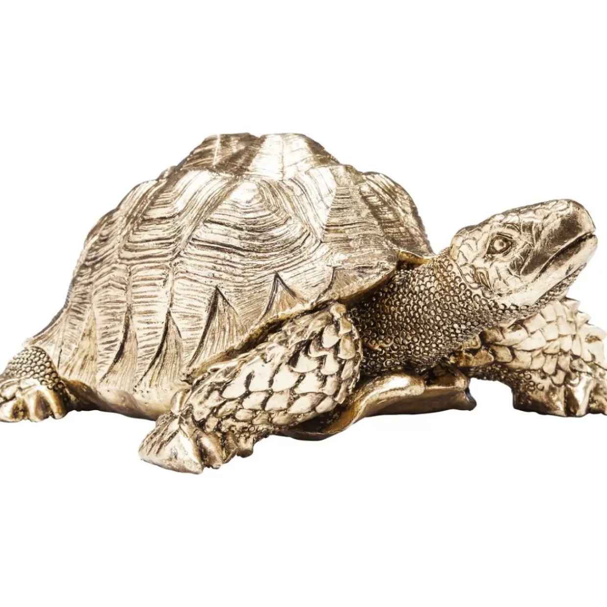 Deko Figur Turtle Gold Klein