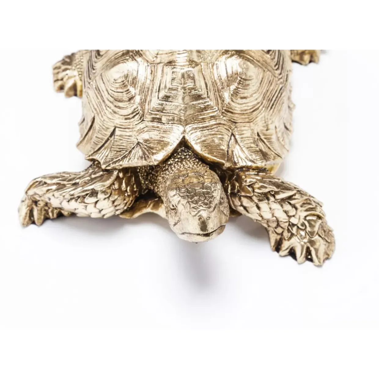 Deko Figur Turtle Gold Klein
