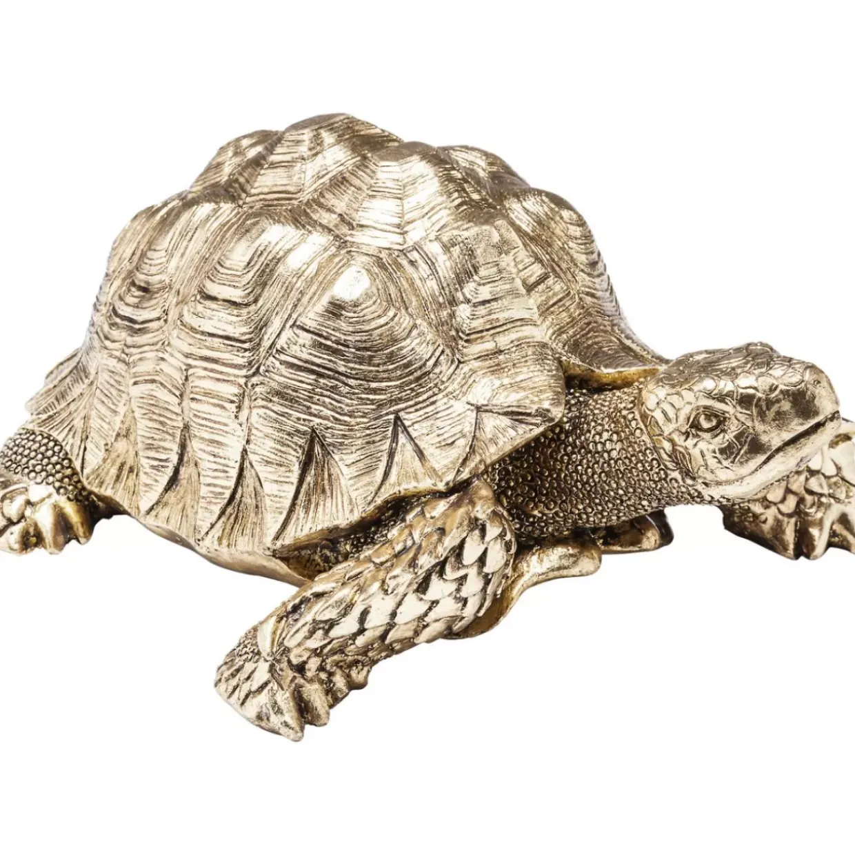 Deko Figur Turtle Gold Klein