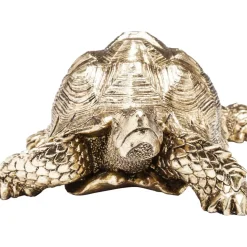 Deko Figur Turtle Gold Klein