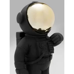 Deko Figur Welcome Astronaut Schwarz 27Cm