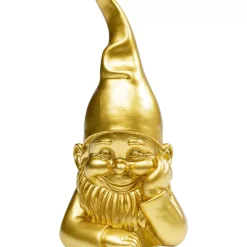 Deko Figur Zwerg Gold 21Cm