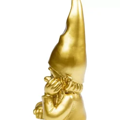 Deko Figur Zwerg Gold 21Cm
