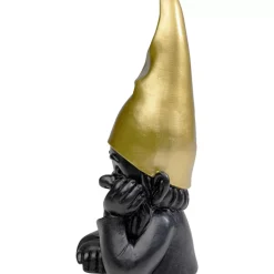 Deko Figur Zwerg Schwarz 21Cm