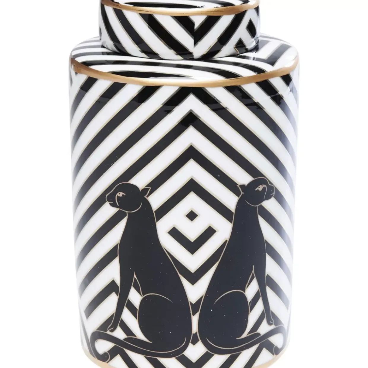 Deko Gefas Panther 25Cm