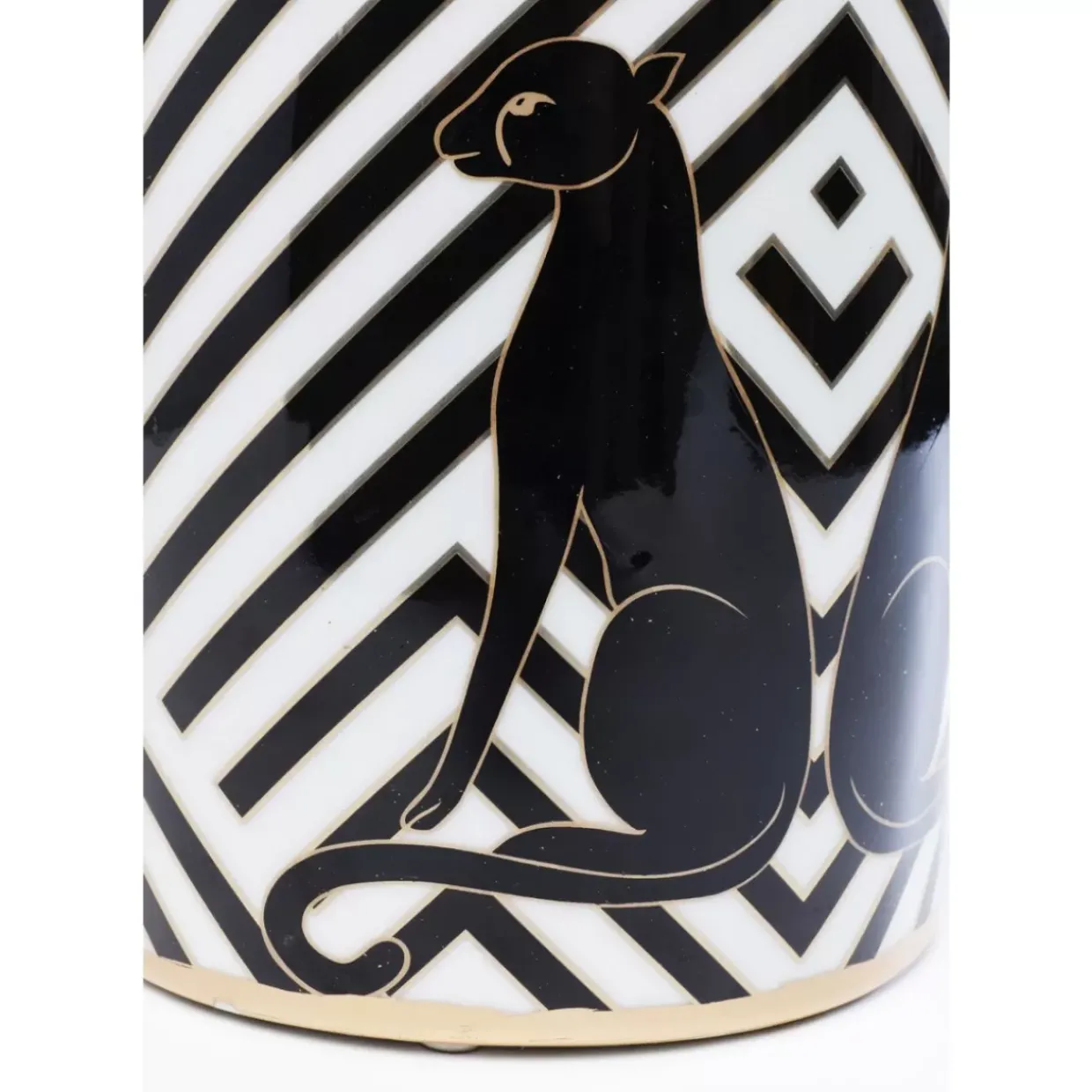 Deko Gefas Panther 25Cm