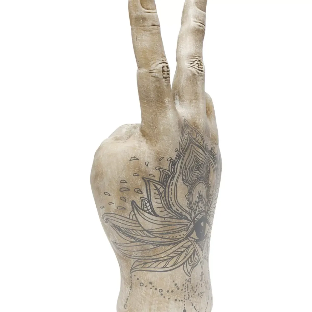 Deko Hand Victory Tattoo Eye 36Cm