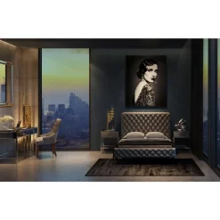 Deko Objekt Betta Fish Silber Klein