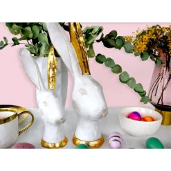 Deko Objekt Bunny Gold 30Cm