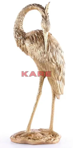 Deko Objekt Crane Gold