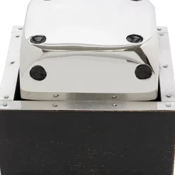 Deko Objekt Dice Silber 10X10Cm