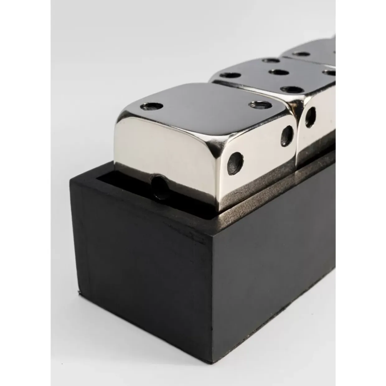 Deko Objekt Dices Silber 20X6Cm