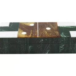 Deko Objekt Domino Grun 21X5Cm