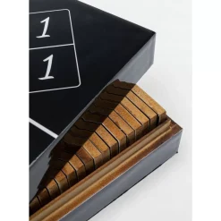 Deko Objekt Domino Schwarz 24X7Cm