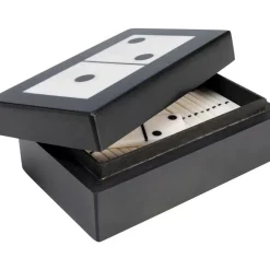 Deko Objekt Domino Schwarz/Weis 14X5Cm