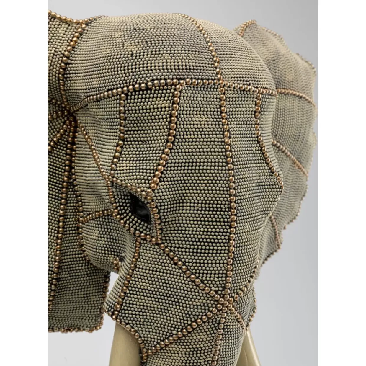Deko Objekt Elephant Head Pearls 76