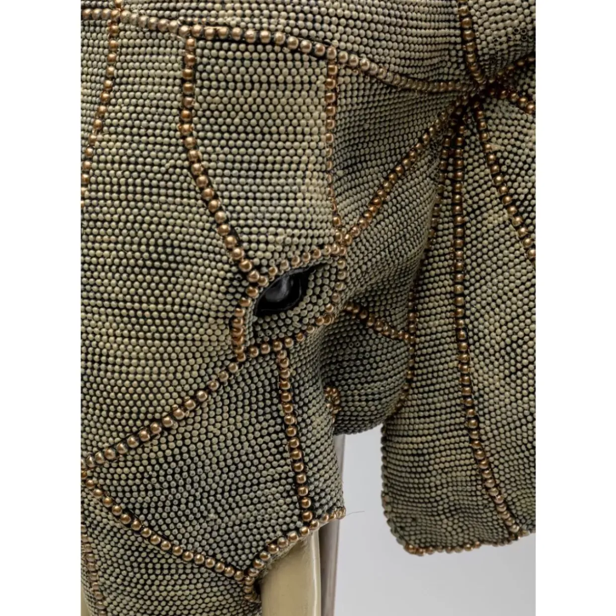 Deko Objekt Elephant Head Pearls 76