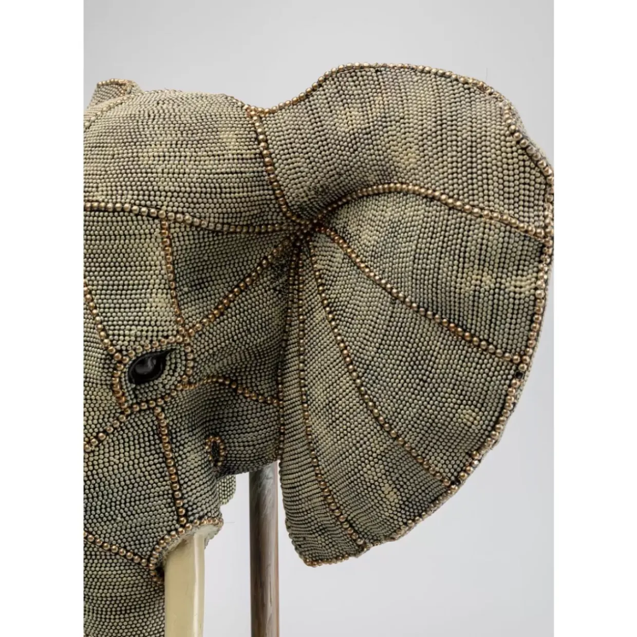 Deko Objekt Elephant Head Pearls 76