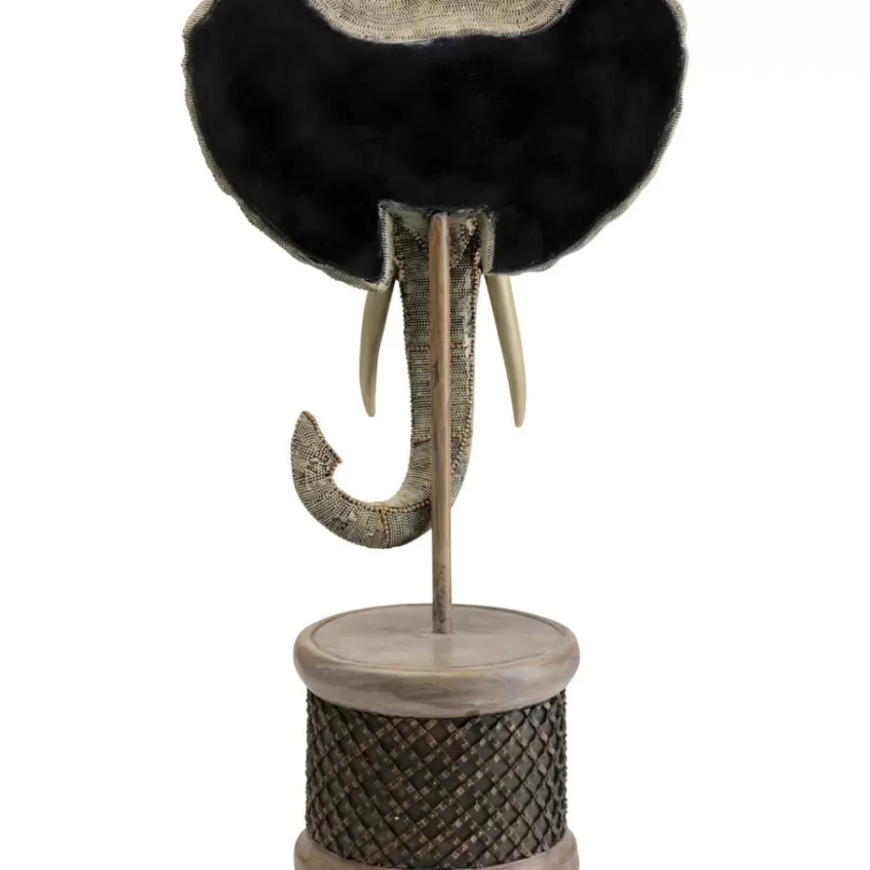 Deko Objekt Elephant Head Pearls 76