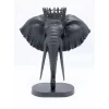 Deko Objekt Elephant Royal Schwarz 57Cm