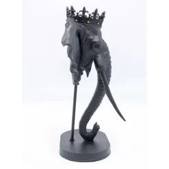 Deko Objekt Elephant Royal Schwarz 57Cm
