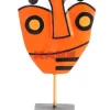 Deko Objekt Face Orange 50Cm