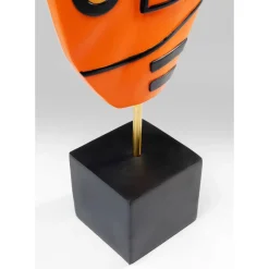 Deko Objekt Face Orange 50Cm