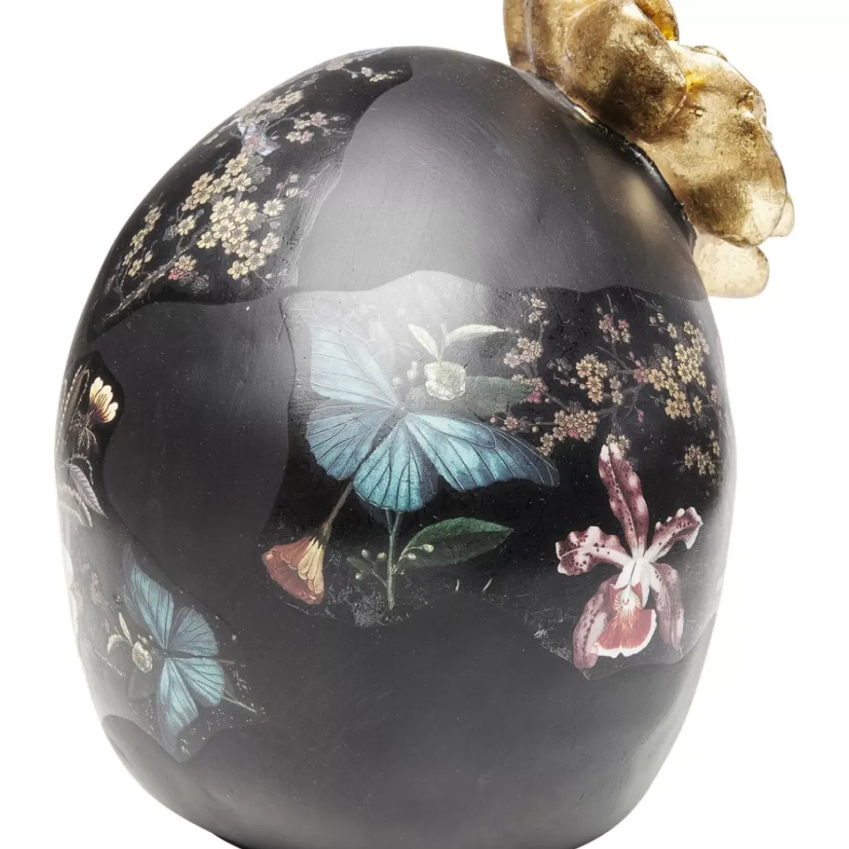 Deko Objekt Flower Skull 22Cm