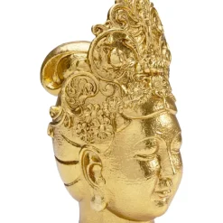 Deko Objekt Goddess Head Gold 39Cm