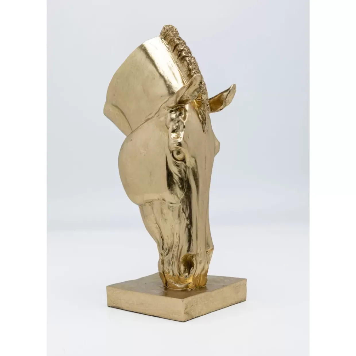 Deko Objekt Horse Face Gold 57Cm