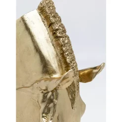 Deko Objekt Horse Face Gold 57Cm