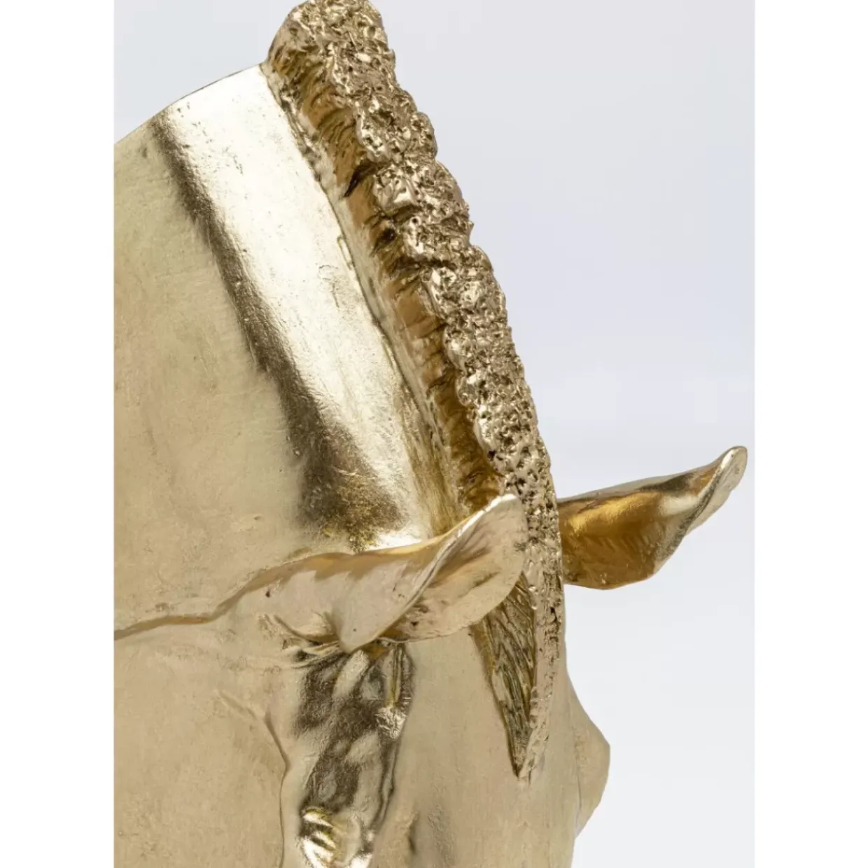 Deko Objekt Horse Face Gold 57Cm