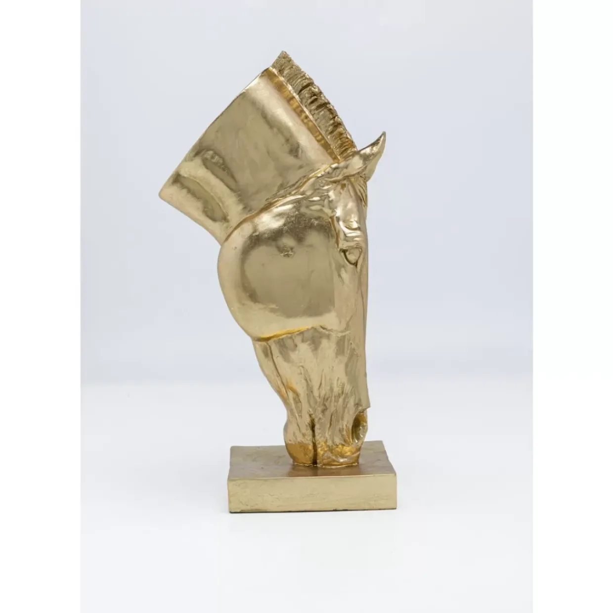Deko Objekt Horse Face Gold 57Cm