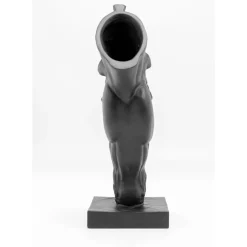 Deko Objekt Horse Face Schwarz 57Cm