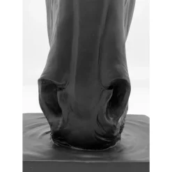 Deko Objekt Horse Face Schwarz 72Cm