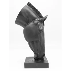Deko Objekt Horse Face Schwarz 72Cm