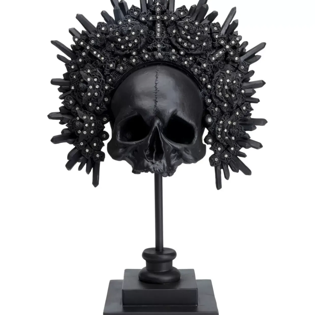 Deko Objekt King Skull Schwarz