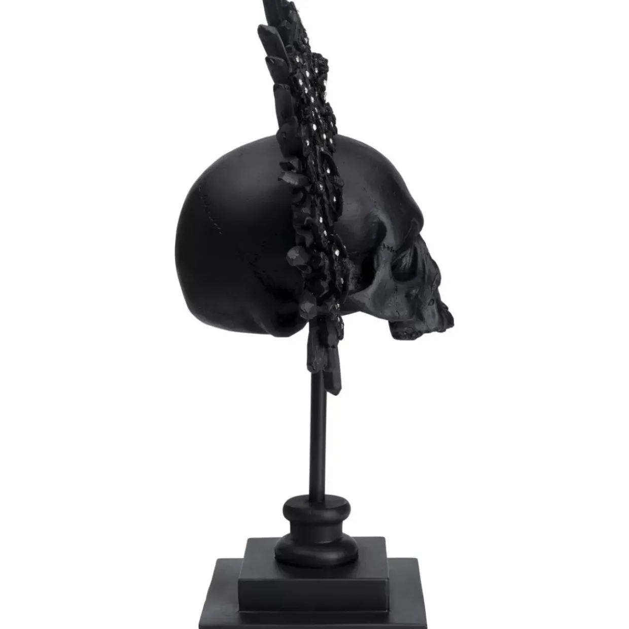 Deko Objekt King Skull Schwarz