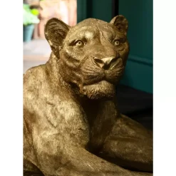 Deko Objekt Lion Gold 113Cm