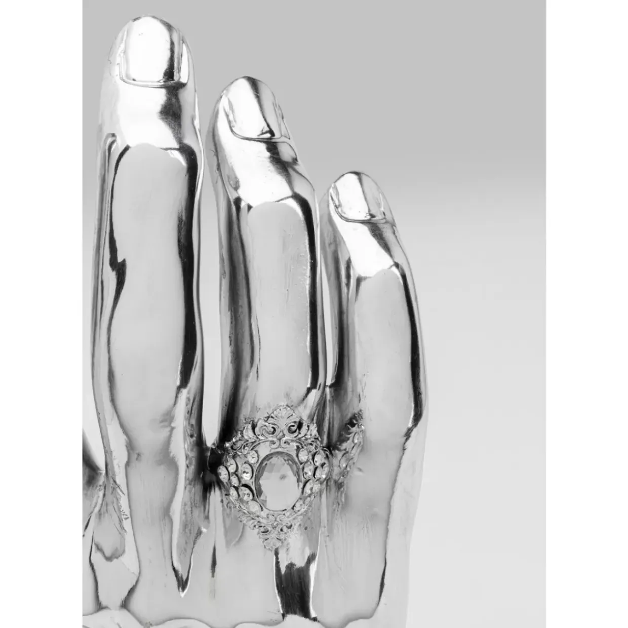 Deko Objekt Mano Diamond Ring Silber