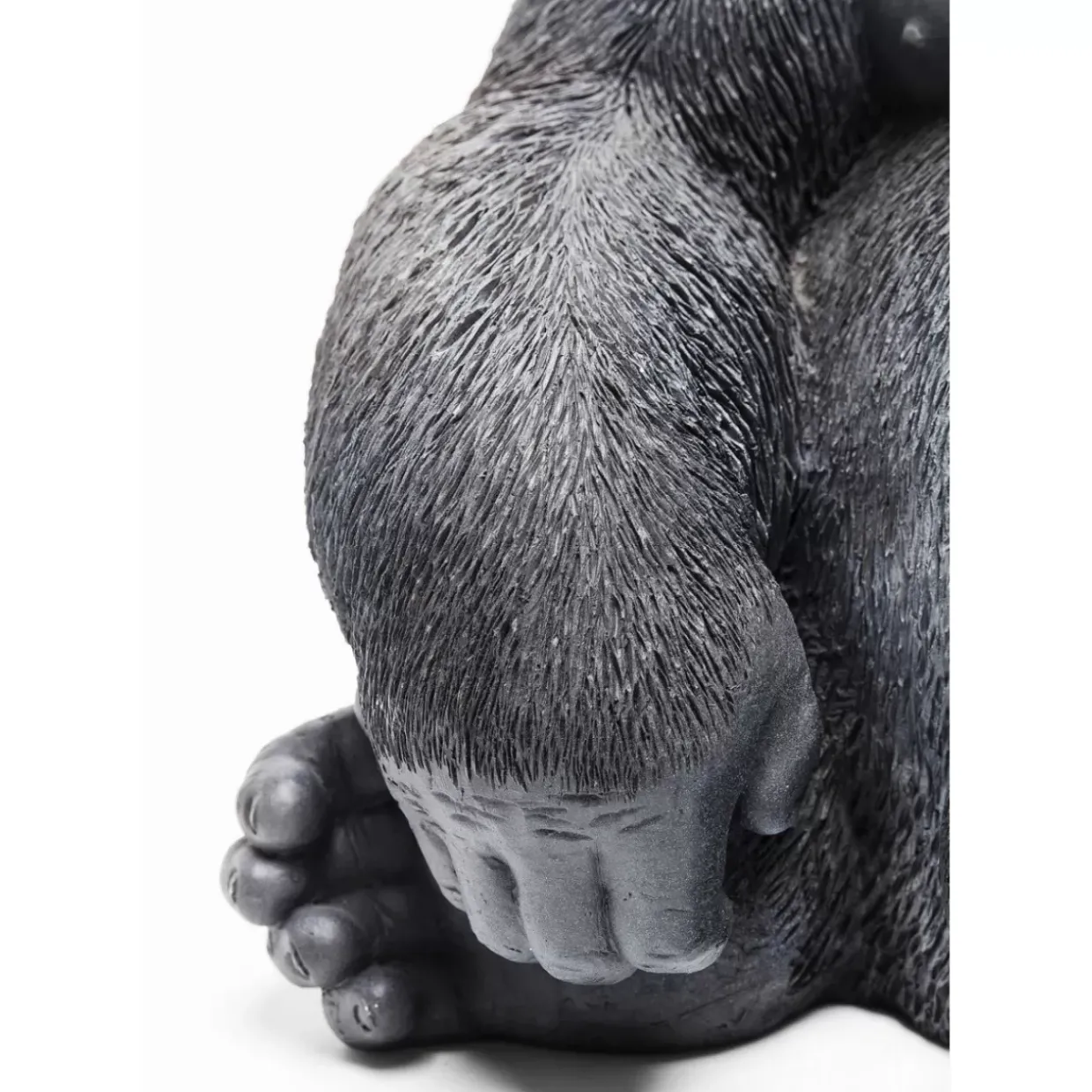 Deko Objekt Monkey Gorilla Side Medium Schwarz