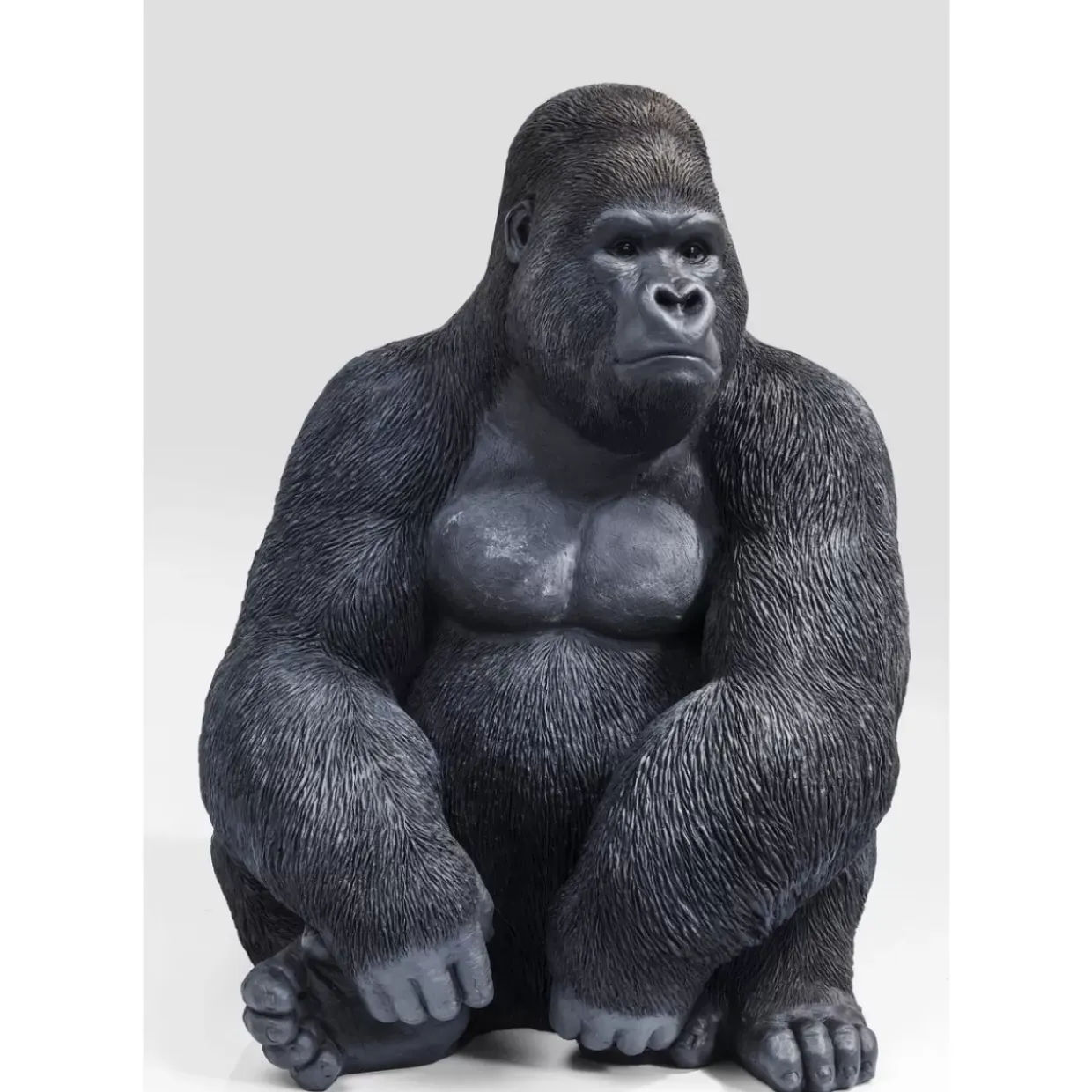 Deko Objekt Monkey Gorilla Side Xl Schwarz