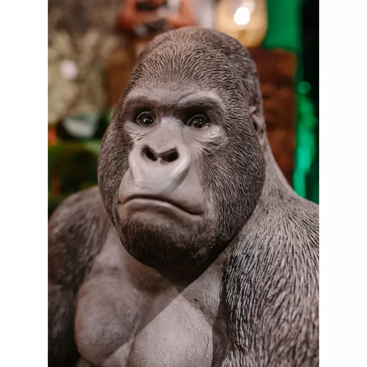 Deko Objekt Monkey Gorilla Side Xl Schwarz