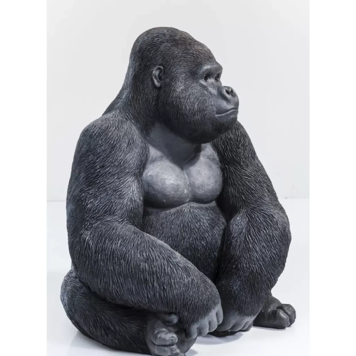 Deko Objekt Monkey Gorilla Side Xl Schwarz